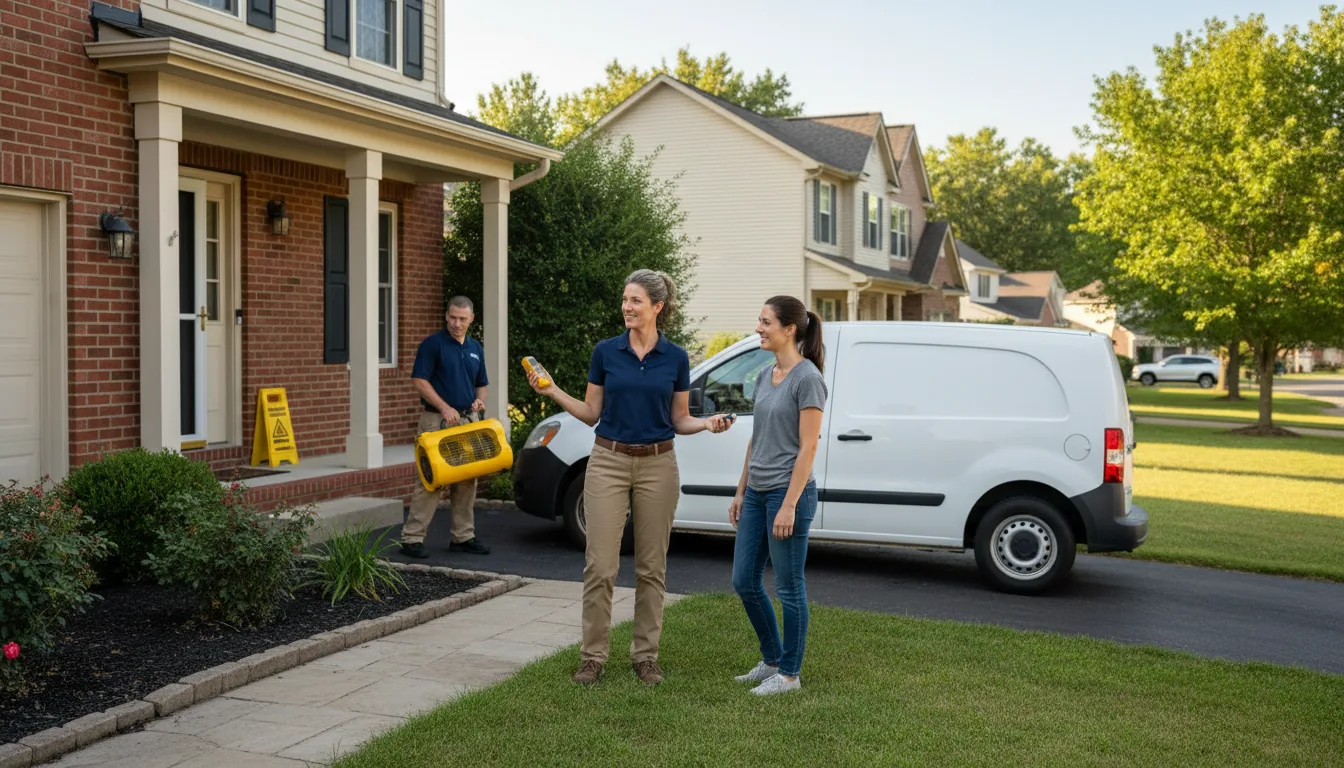 Residential water damage restoration in Durango, CO